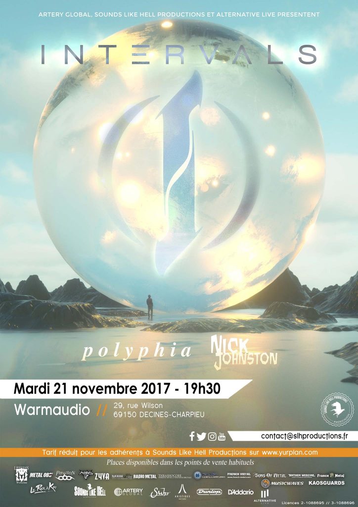 intervals polyphia nick johnston warmaudio lyon sounds like hell productions alternative live artery global