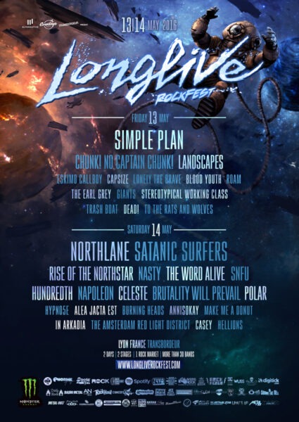longlive rockfest 2016 affiche